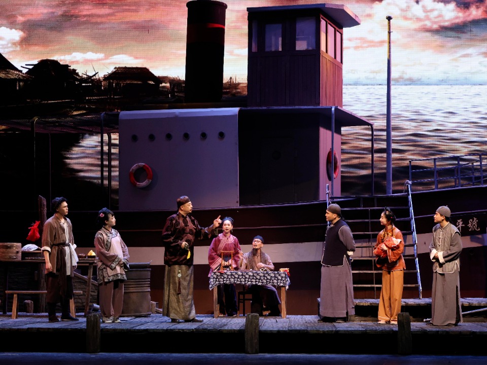 天津音樂學院原創話劇《太平碼頭》本輪巡演圓滿收官！
