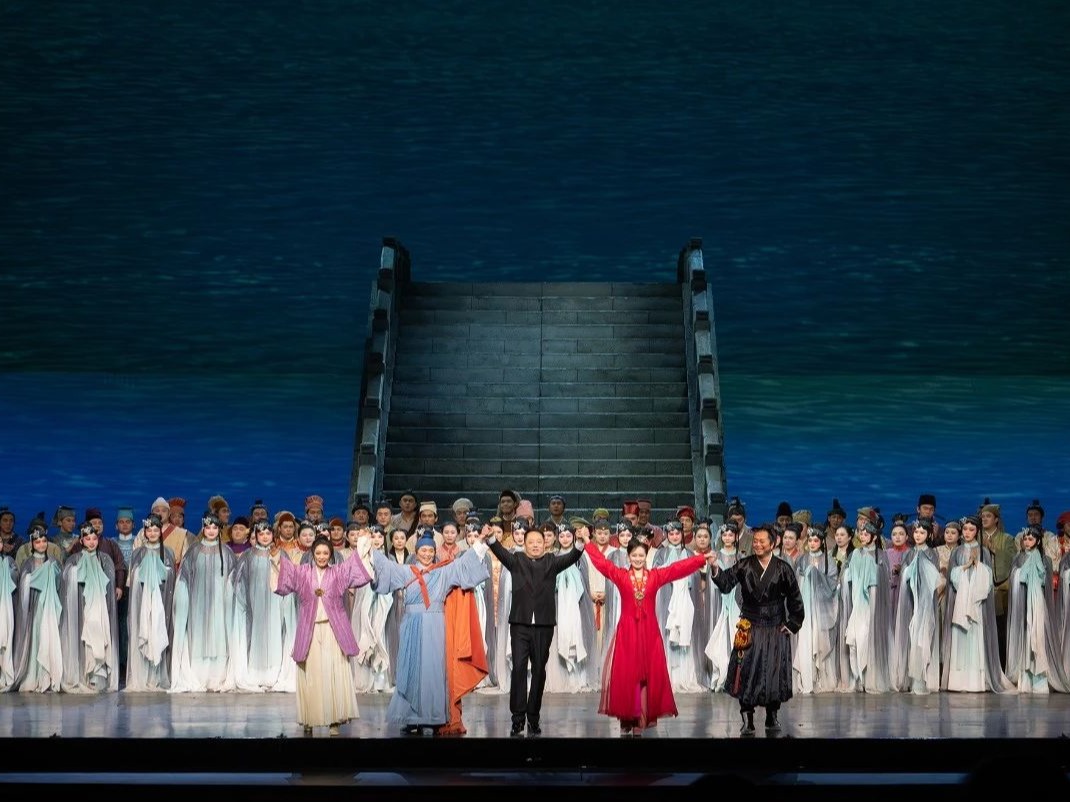 今夜，天音師生精彩亮相北京藝術中心，民族歌劇《運河謠》成功上演！