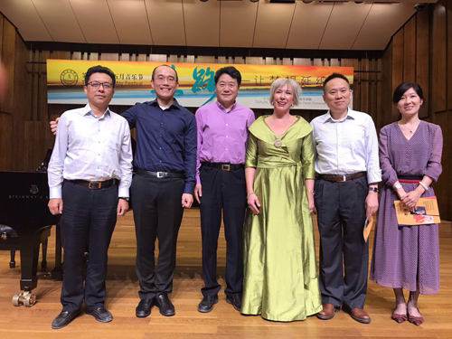 【2017五月音樂節】靳學東副院長會見新西蘭音樂學院客人