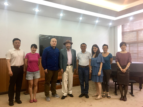 【2017五月音樂節】徐昌俊院長會見法國馬賽國家音樂學院客人