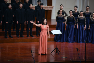 【2017五月音樂節】音樂教育系“唱響天籟——燭光合唱團合唱專場音樂會”在天津音樂廳舉行